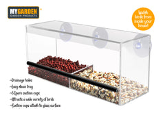 Window Bird Feeder with 6 Suctions