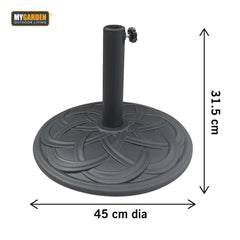 Cast Iron Effect Parasol Base