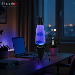 16-Inch Retro Rocket Lava Lamp For Ambience