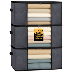 3PK Dust Cover Bags 95L
