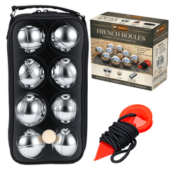 8PK Steel Bocce Ball Set