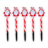 Christmas-5pc LED Santa Stake Light (6)