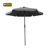 Steel Parasol with Crank Lift Function