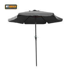 Steel Parasol with Crank Lift Function