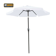 Steel Parasol with Crank Lift Function