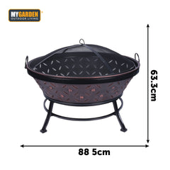 Cordoba Portable Fire Pit for Outdoor Garden and Patio