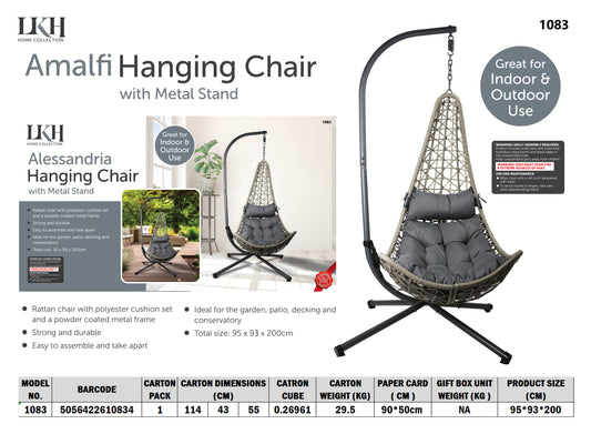 Steel Rattan Hanging Chair