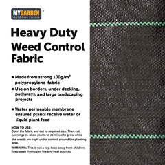 Heavy Duty Weed Control Fabric for Garden and Landscape Protection