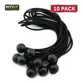 10-Pack 4-Inch Heavy-Duty Bungee Set