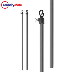 2 Pack Extending Clothes Line Prop Support