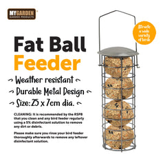 Hanging Fat Ball Feeder for Wild Birds