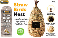 Natural Straw Birds Nest for Garden Wildlife
