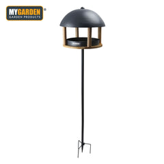 Metal Dome Bird Feeder for Outdoor Gardens
