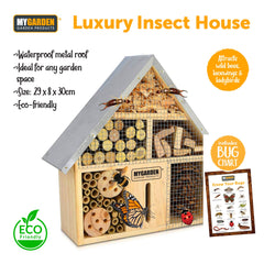 Luxury Insect House with Waterproof Metal Roof
