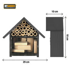 Decorative Wooden Insect House for Garden Wildlife