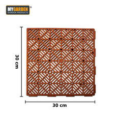 10pk Easy Click Plastic Deck Tiles