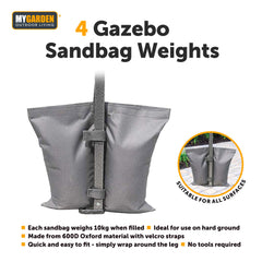 4PK Gazebo Sandbag Weights