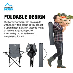 Foldable Camping Chair With Carrier Bag