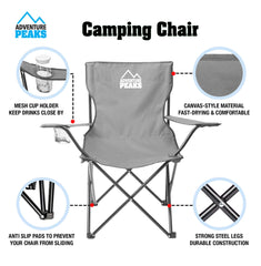 Foldable Camping Chair With Carrier Bag
