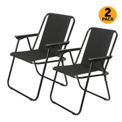 Camping chair 2Pc Black