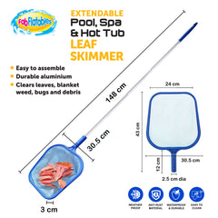 Telescopic Swimming Pool Debris Skimmer