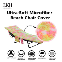 Ultra-Soft Microfiber Beach Chair Cover