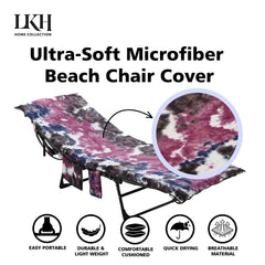 Ultra-Soft Microfiber Beach Chair Cover
