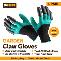 Garden Claw Gloves for Digging, Planting, and Weeding