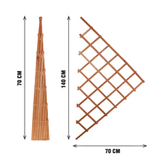 140 x 70cm Expanding Wooden Trellis