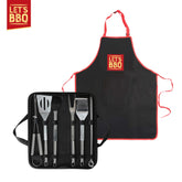 12-Piece Complete Barbecue Tool Set with Spatula and Tongs