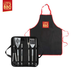 12-Piece Complete Barbecue Tool Set with Spatula and Tongs