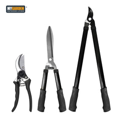 3PK Garden Loppers, Shears and Secateur Set