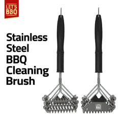 Stainless Steel Barbecue Grill Cleaning Brush