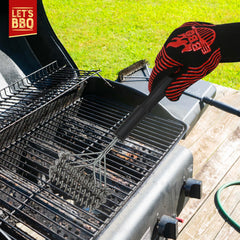 Stainless Steel Barbecue Grill Cleaning Brush