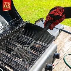 Stainless Steel Barbecue Grill Cleaning Brush