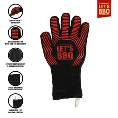 Red BBQ Gloves