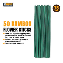 30PK Bamboo Flower Stick 75x0.5cm