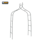 Garden Arch With Ground Stakes - Green