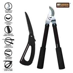 Complete Garden Pruning Set for Cutting and Trimming Tasks
