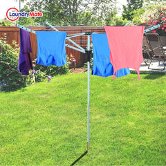 40m Rotary Airer with 4 Arms Clothes Dryer