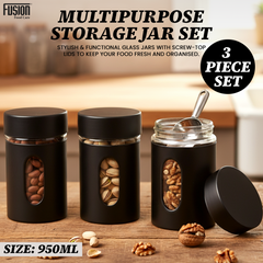 3PK Glass Storage Container
