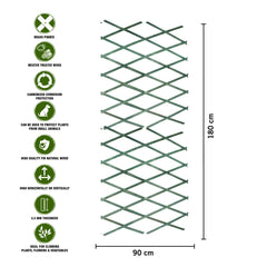 180*90cm Expanding Wooden Trellis