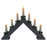 Christmas-Wooden LED Candle Bridge Grey (10)