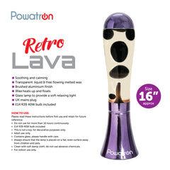 Classic 16 Inch Retro Lava Lamp For Decor