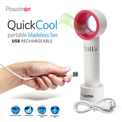 Portable Rechargeable Bladeless Fan For Comfort