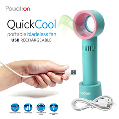 Portable Rechargeable Bladeless Fan For Comfort