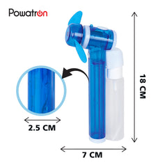 Portable Water Mist Spray Fan For Cooling