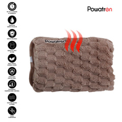 Rechargeable Electric Hot Water Bottle with Super Soft Teddy Fabric