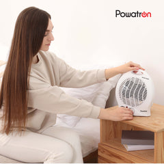 Fan Heater With 2 Adjustable Heat Settings