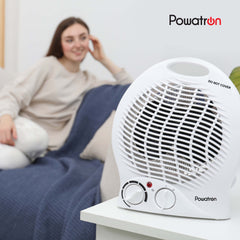 Fan Heater With 2 Adjustable Heat Settings